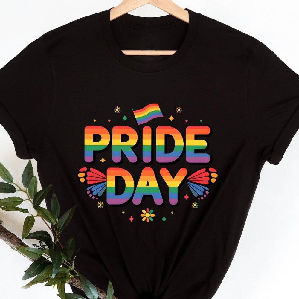 Pride Day Shirt,Lgbtq+ Shirt, Rainbow Flag Shirt
